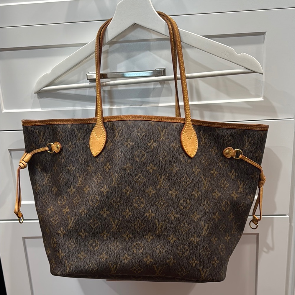 Louis Vuitton Brown Monogram Neverfull MM Tote